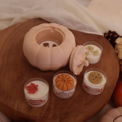 Ceramic Candle & 5 Tealights