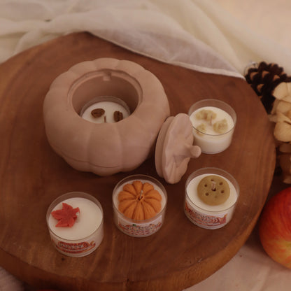 Ceramic Candle & 5 Tealights