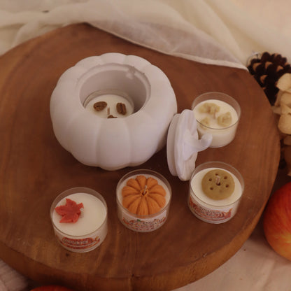 Ceramic Candle & 5 Tealights