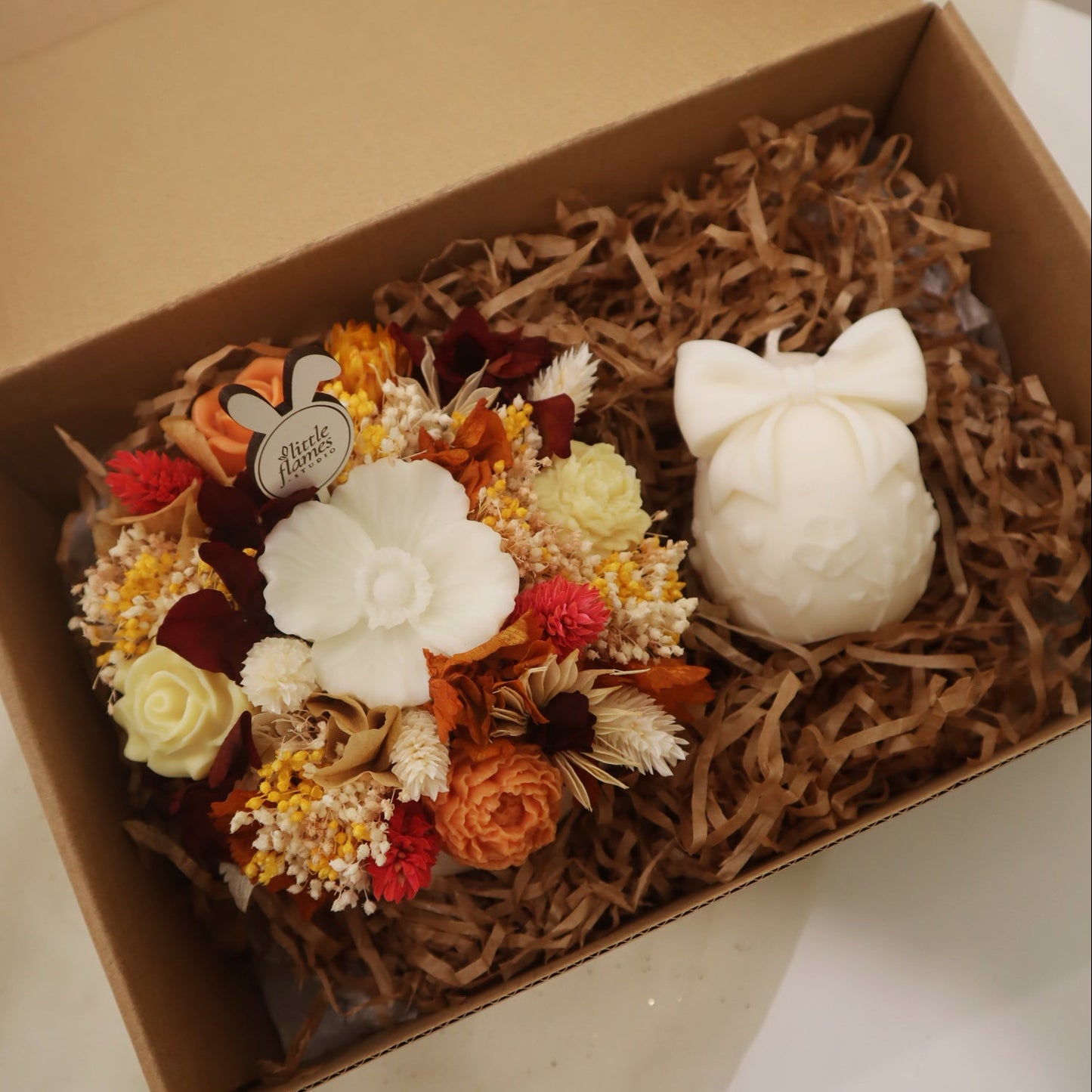 Box Petite Blooming Stone & Ribbon Bloom Egg
