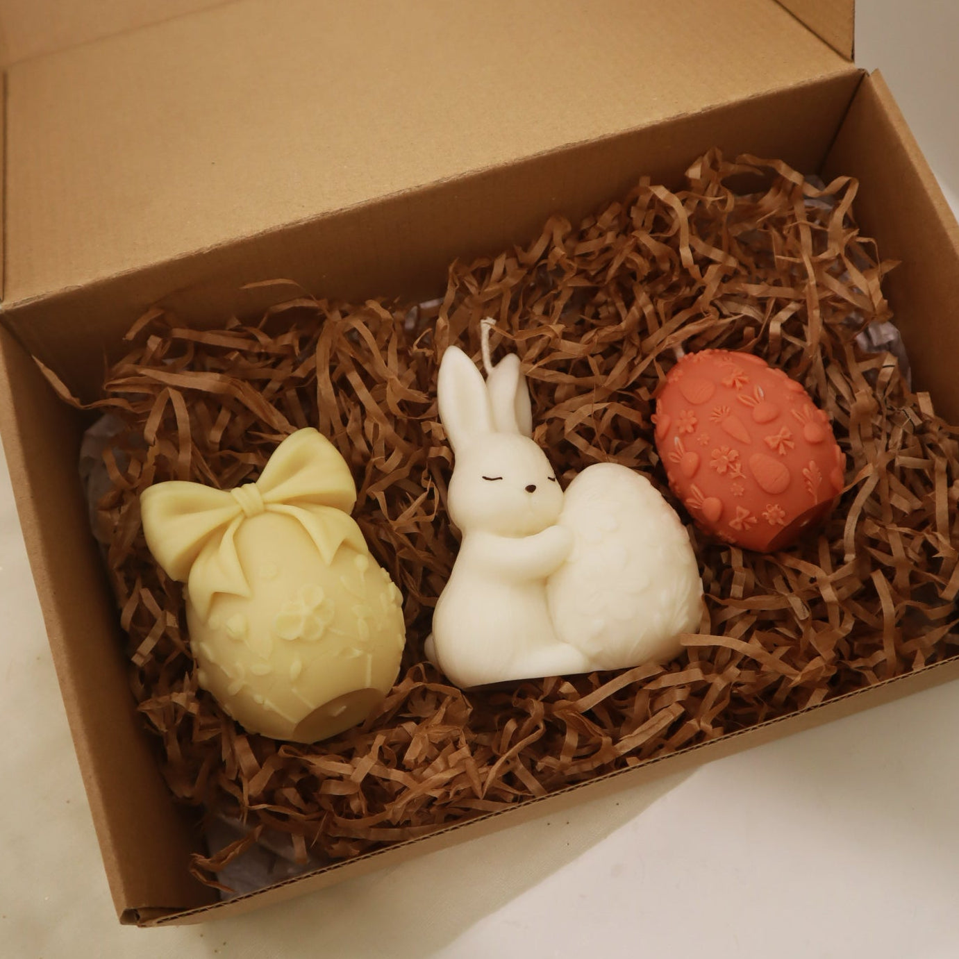 Box Blossom Bunny, Mini bloom Egg & Ribbon Blossom Egg