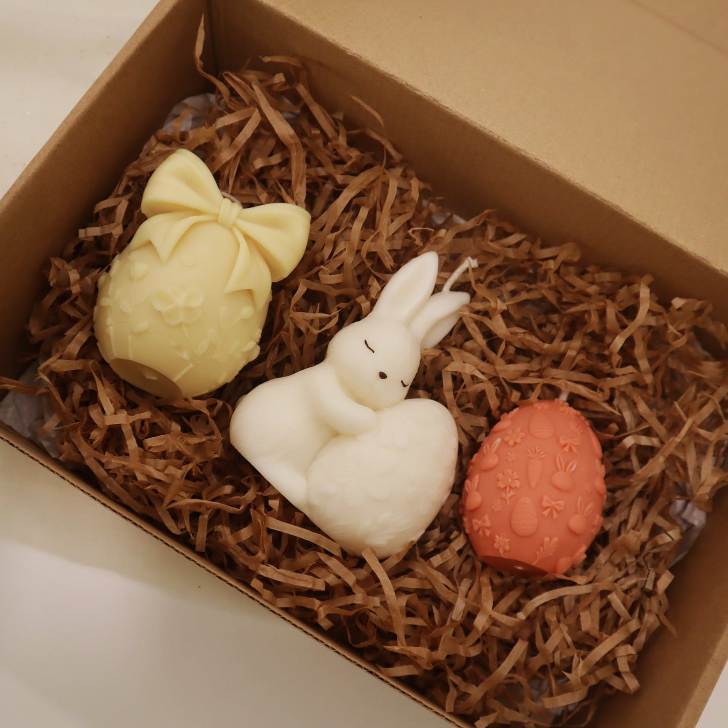 Box Blossom Bunny, Mini bloom Egg & Ribbon Blossom Egg