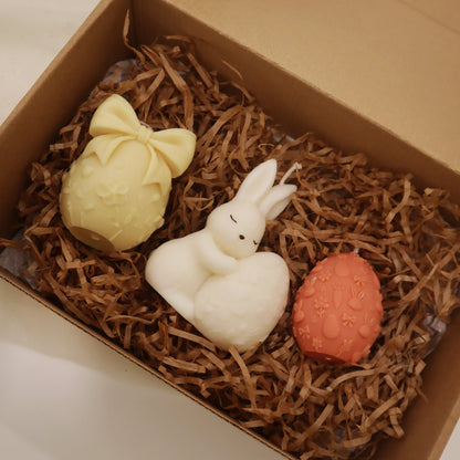 Box Blossom Bunny, Mini bloom Egg & Ribbon Blossom Egg