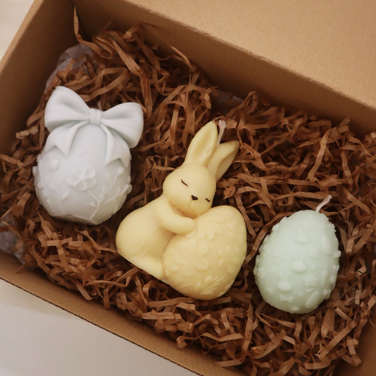 Box Blossom Bunny, Mini bloom Egg & Ribbon Blossom Egg